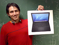 Felipe with Apple Prize